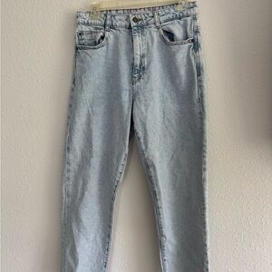 Zara Light Blue Denim Mom Jeans